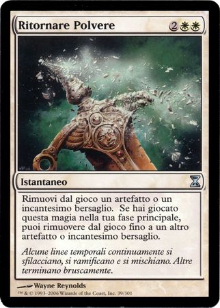 Ritornare Polvere Return to Dust Ritornare Polvere Return to Dust