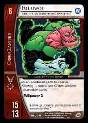 Kilowog Green Lantern of Bolovax Vik DGL 016 Common Vs System DC Green Lantern Kilowog Green Lantern of Bolovax Vik DGL 016 Common Vs System DC Green Lantern