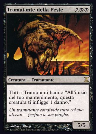 Tramutante della Peste Plague Sliver Time Spiral Italian Singles Tramutante della Peste Plague Sliver Time Spiral Italian Singles