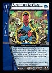 Sinestro Lantern in Exile DGL 091 Common Vs System DC Green Lantern Sinestro Lantern in Exile DGL 091 Common Vs System DC Green Lantern