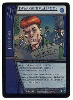The Manhunters are a Myth DGL 140 Rare Vs System DC Green Lantern The Manhunters are a Myth DGL 140 Rare Vs System DC Green Lantern