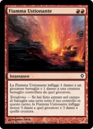 Fiamma Ustionante Searing Blaze Worldwake Italian Singles Fiamma Ustionante Searing Blaze Worldwake Italian Singles