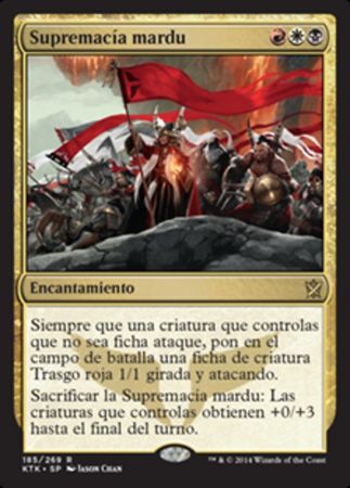 Supremacia mardu Mardu Ascendancy Khans of Tarkir Spanish Singles Supremacia mardu Mardu Ascendancy Khans of Tarkir Spanish Singles