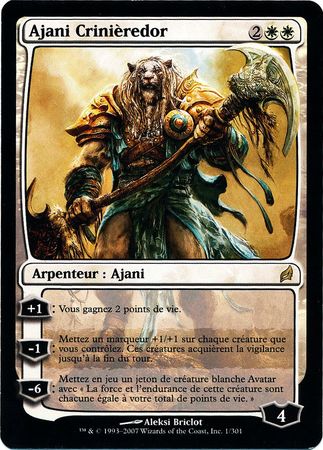 Ajani Crinieredor Ajani Goldmane Lorwyn French Singles Ajani Crinieredor Ajani Goldmane Lorwyn French Singles