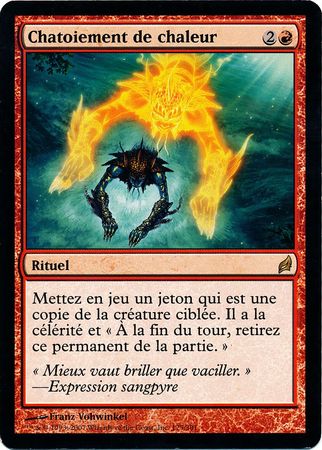 Chatoiement de chaleur Heat Shimmer Lorwyn French Singles Chatoiement de chaleur Heat Shimmer Lorwyn French Singles