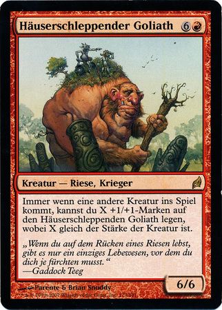 Hauserschleppender Goliath Hamletback Goliath Lorwyn German Singles Hauserschleppender Goliath Hamletback Goliath Lorwyn German Singles