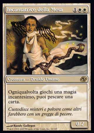 Incantatrice della Mesa Mesa Enchantress Planar Chaos Italian Singles Incantatrice della Mesa Mesa Enchantress Planar Chaos Italian Singles
