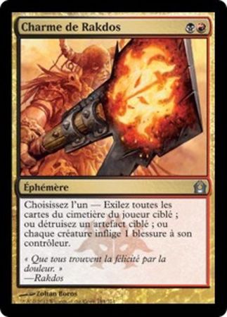 Charme de Rakdos Rakdos Charm Return to Ravnica French Singles Charme de Rakdos Rakdos Charm Return to Ravnica French Singles