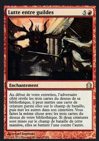 Lutte entre guildes Guild Feud Return to Ravnica French Singles Lutte entre guildes Guild Feud Return to Ravnica French Singles