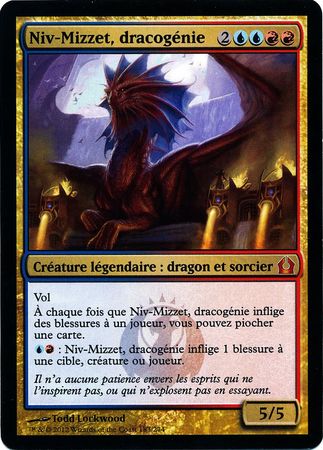 Niv Mizzet dracogenie Niv Mizzet Dracogenius Return to Ravnica French Singles Niv Mizzet dracogenie Niv Mizzet Dracogenius Return to Ravnica French Singles