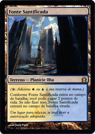 Fontana Santificata Hallowed Fountain Return to Ravnica Italian Singles Fontana Santificata Hallowed Fountain Return to Ravnica Italian Singles
