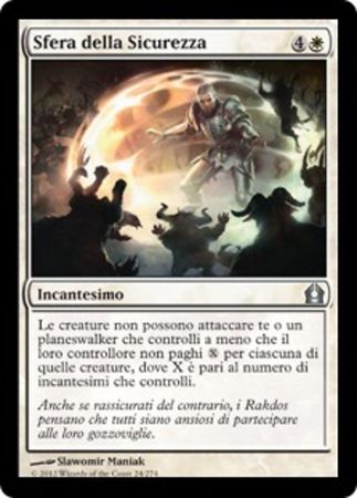 Sfera della Sicurezza Sphere of Safety Return to Ravnica Italian Singles Sfera della Sicurezza Sphere of Safety Return to Ravnica Italian Singles
