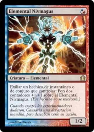 Elemental Nivmagus Nivmagus Elemental ES Return to Ravnica Spanish Singles Elemental Nivmagus Nivmagus Elemental ES Return to Ravnica Spanish Singles