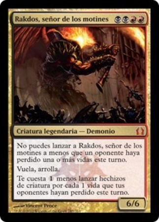 Rakdos senor de los motines Rakdos Lord of Riots Return to Ravnica Spanish Singles Rakdos senor de los motines Rakdos Lord of Riots Return to Ravnica Spanish Singles