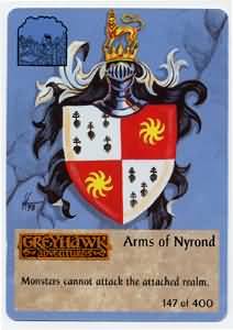 Arms of Nyrond Spellfire 2nd Edition Singles Arms of Nyrond Spellfire 2nd Edition Singles