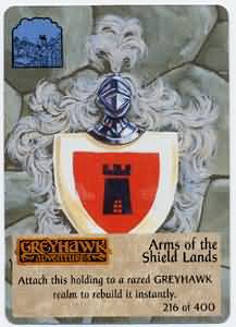 Arms of the Shield Lands Spellfire 2nd Edition Singles Arms of the Shield Lands Spellfire 2nd Edition Singles