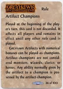 Artifact Champions Artifact Champions
