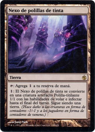 Nexo de polillas de tinta Inkmoth Nexus Mirrodin Besieged Spanish Singles Nexo de polillas de tinta Inkmoth Nexus Mirrodin Besieged Spanish Singles