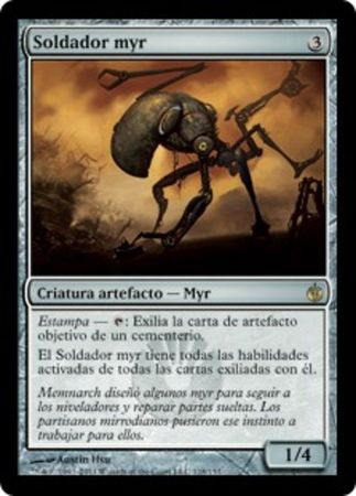 Soldador myr Myr Welder Mirrodin Besieged Spanish Singles Soldador myr Myr Welder Mirrodin Besieged Spanish Singles