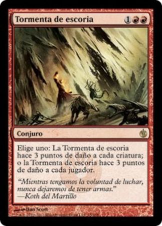Tormenta de escoria Slagstorm Mirrodin Besieged Spanish Singles Tormenta de escoria Slagstorm Mirrodin Besieged Spanish Singles