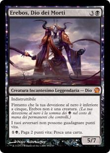 Erebos Dio dei Morti Erebos God of the Dead Theros Italian Singles Erebos Dio dei Morti Erebos God of the Dead Theros Italian Singles
