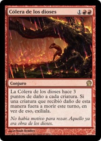 Colera de los dioses Anger of the Gods Theros Spanish Singles Colera de los dioses Anger of the Gods Theros Spanish Singles
