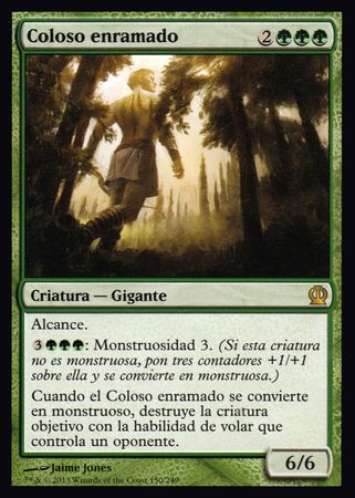 Coloso enramado Arbor Colossus Theros Spanish Singles Coloso enramado Arbor Colossus Theros Spanish Singles