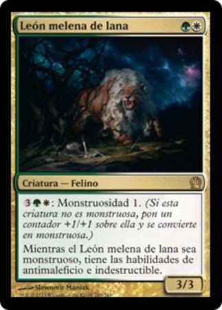 Leon melena de lana Fleecemane Lion Theros Spanish Singles Leon melena de lana Fleecemane Lion Theros Spanish Singles