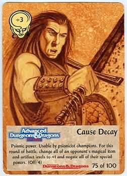 Cause Decay Cause Decay