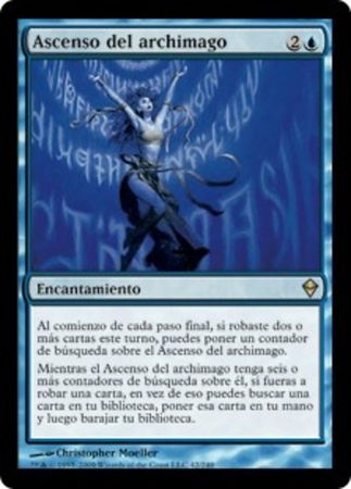 Ascenso del archimago Archmage Ascension Zendikar Spanish Singles Ascenso del archimago Archmage Ascension Zendikar Spanish Singles