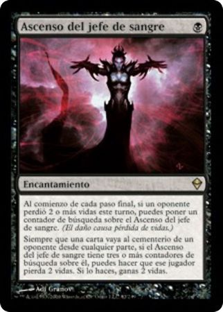 Ascenso del jefe de sangre Bloodchief Ascension Zendikar Spanish Singles Ascenso del jefe de sangre Bloodchief Ascension Zendikar Spanish Singles