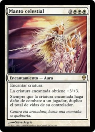 Manto celestial Celestial Mantle ES Zendikar Spanish Singles Manto celestial Celestial Mantle ES Zendikar Spanish Singles