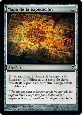 Mapa de la expedicion Expedition Map Zendikar Spanish Singles Mapa de la expedicion Expedition Map Zendikar Spanish Singles