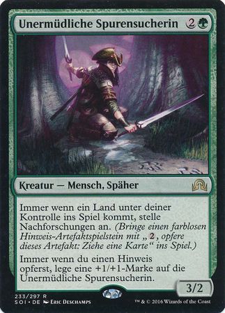 Unermudliche Spurensucherin Tireless Tracker Shadows over Innistrad German Singles Unermudliche Spurensucherin Tireless Tracker Shadows over Innistrad German Singles