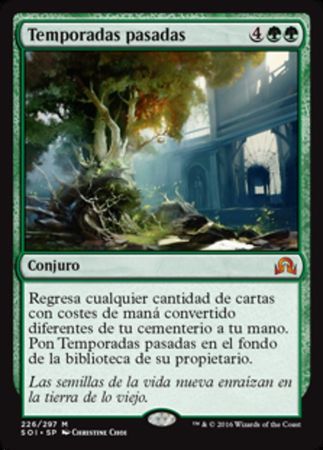 Temporadas pasadas Seasons Past Shadows over Innistrad Spanish Singles Temporadas pasadas Seasons Past Shadows over Innistrad Spanish Singles