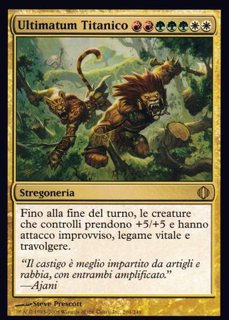 Ultimatum Titanico Titanic Ultimatum IT Shards of Alara Italian Singles Ultimatum Titanico Titanic Ultimatum IT Shards of Alara Italian Singles