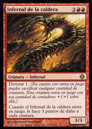 Infernal de la caldera Caldera Hellion Shards of Alara Spanish Singles Infernal de la caldera Caldera Hellion Shards of Alara Spanish Singles