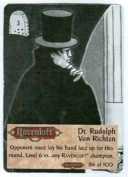 Dr Rudolph Van Richten Spellfire Ravenloft Singles Dr Rudolph Van Richten Spellfire Ravenloft Singles