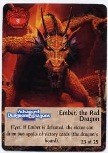 Ember the Red Dragon Spellfire 1st Edition Singles Ember the Red Dragon Spellfire 1st Edition Singles
