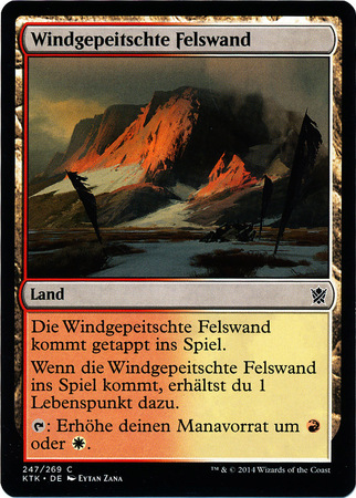Windgepeitschte Felswand Wind Scarred Crag Fate Reforged German Singles Windgepeitschte Felswand Wind Scarred Crag Fate Reforged German Singles