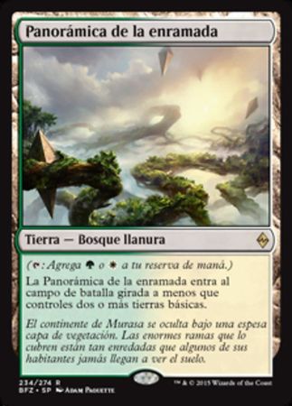 Panoramica de la enramada Canopy Vista Battle for Zendikar Spanish Singles Panoramica de la enramada Canopy Vista Battle for Zendikar Spanish Singles