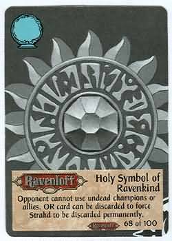 Holy Symbol of Ravenkind Spellfire Ravenloft Singles Holy Symbol of Ravenkind Spellfire Ravenloft Singles