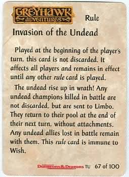 Invasion of the Undead Spellfire The Underdark Singles Invasion of the Undead Spellfire The Underdark Singles
