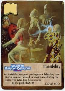 Invisibility Spellfire 1st Edition Singles Invisibility Spellfire 1st Edition Singles