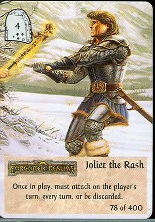 Joliet the Rash Spellfire 1st Edition Singles Joliet the Rash Spellfire 1st Edition Singles