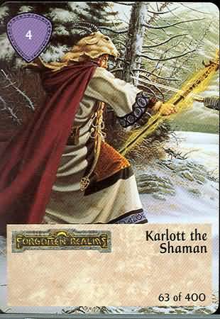 Karlott the Shaman Spellfire 1st Edition Singles Karlott the Shaman Spellfire 1st Edition Singles