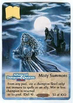 Misty Summons Spellfire Ravenloft Singles Misty Summons Spellfire Ravenloft Singles