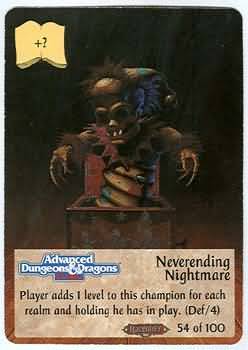 Neverending Nightmare Spellfire Ravenloft Singles Neverending Nightmare Spellfire Ravenloft Singles