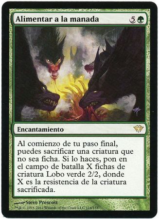 Alimentar a la manada Feed the Pack Dark Ascension Spanish Singles Alimentar a la manada Feed the Pack Dark Ascension Spanish Singles