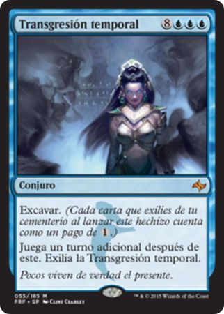 Transgresion temporal Temporal Trespass Fate Reforged Spanish Singles Transgresion temporal Temporal Trespass Fate Reforged Spanish Singles